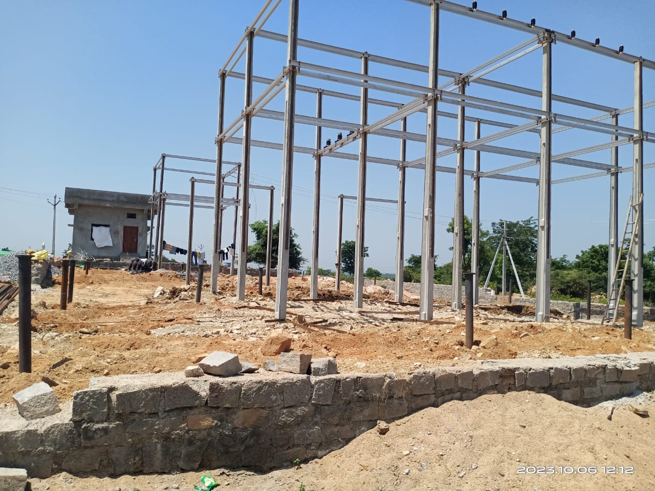 Switchyard construction contractors Hyderabad working on electrical infrastructure projects