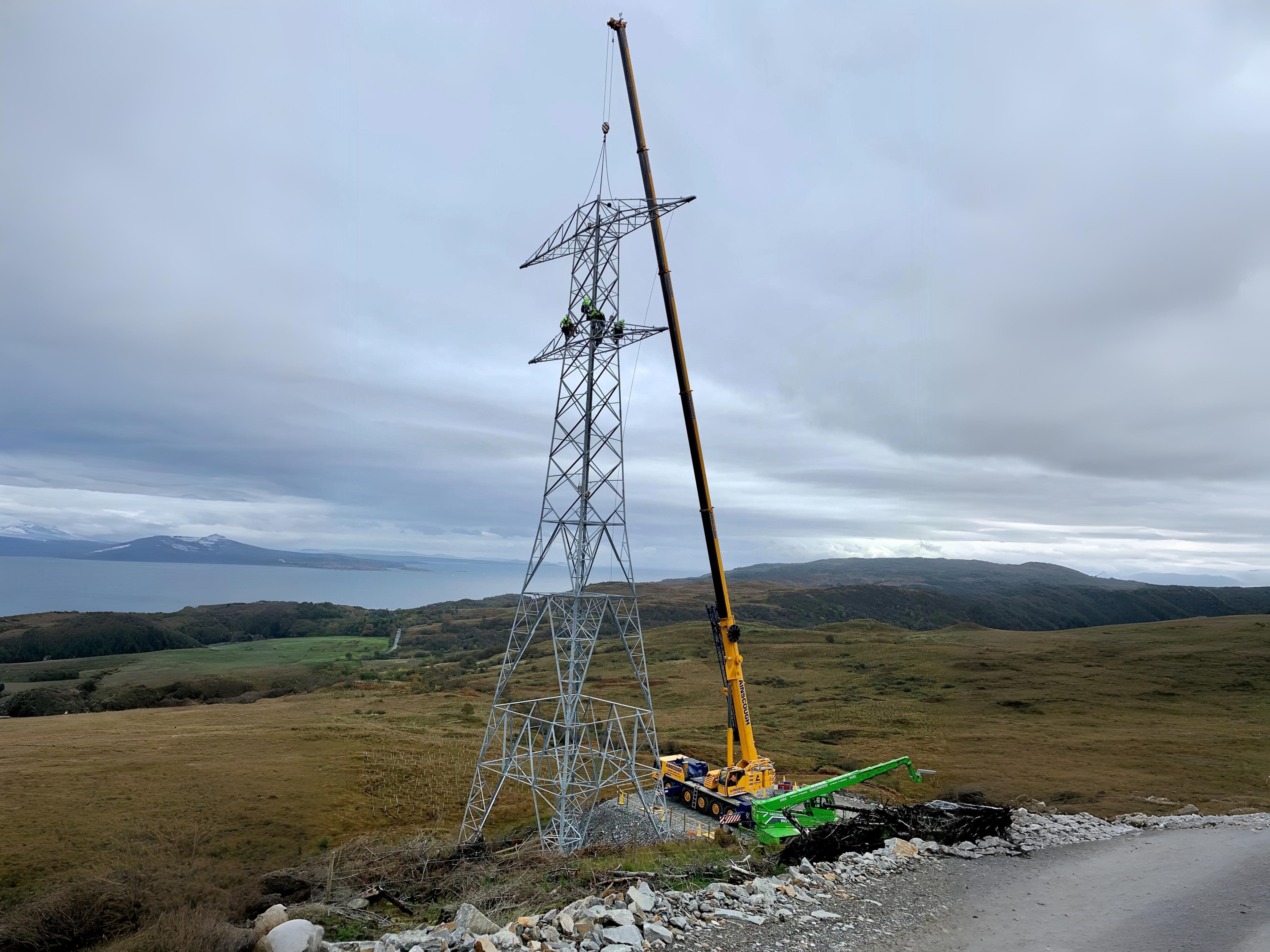 Tower erection contractors in Hyderabad providing transmission tower installation and electrical pole erection services in Telangana