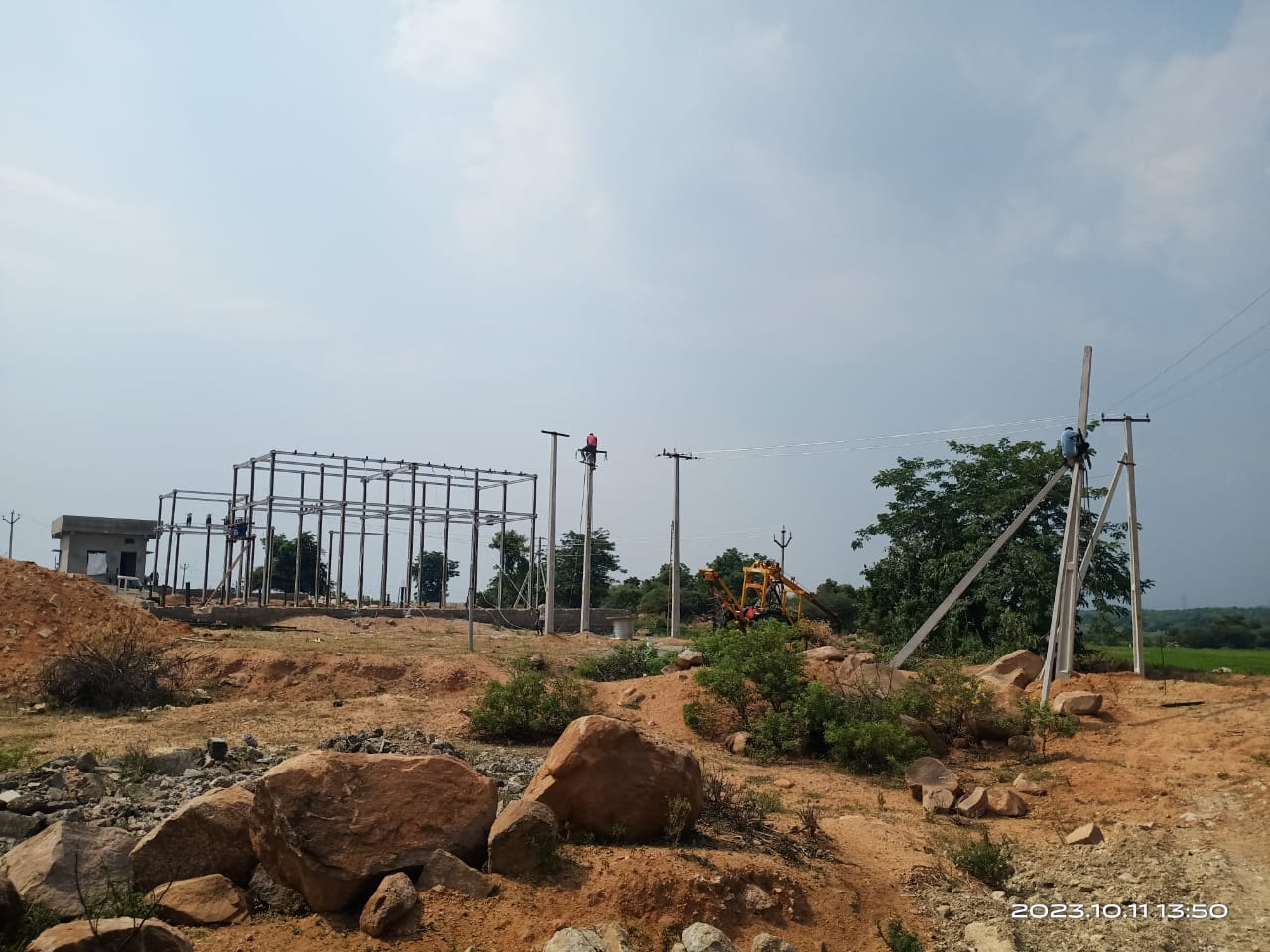 Cable trench civil works in Hyderabad for underground electrical installations