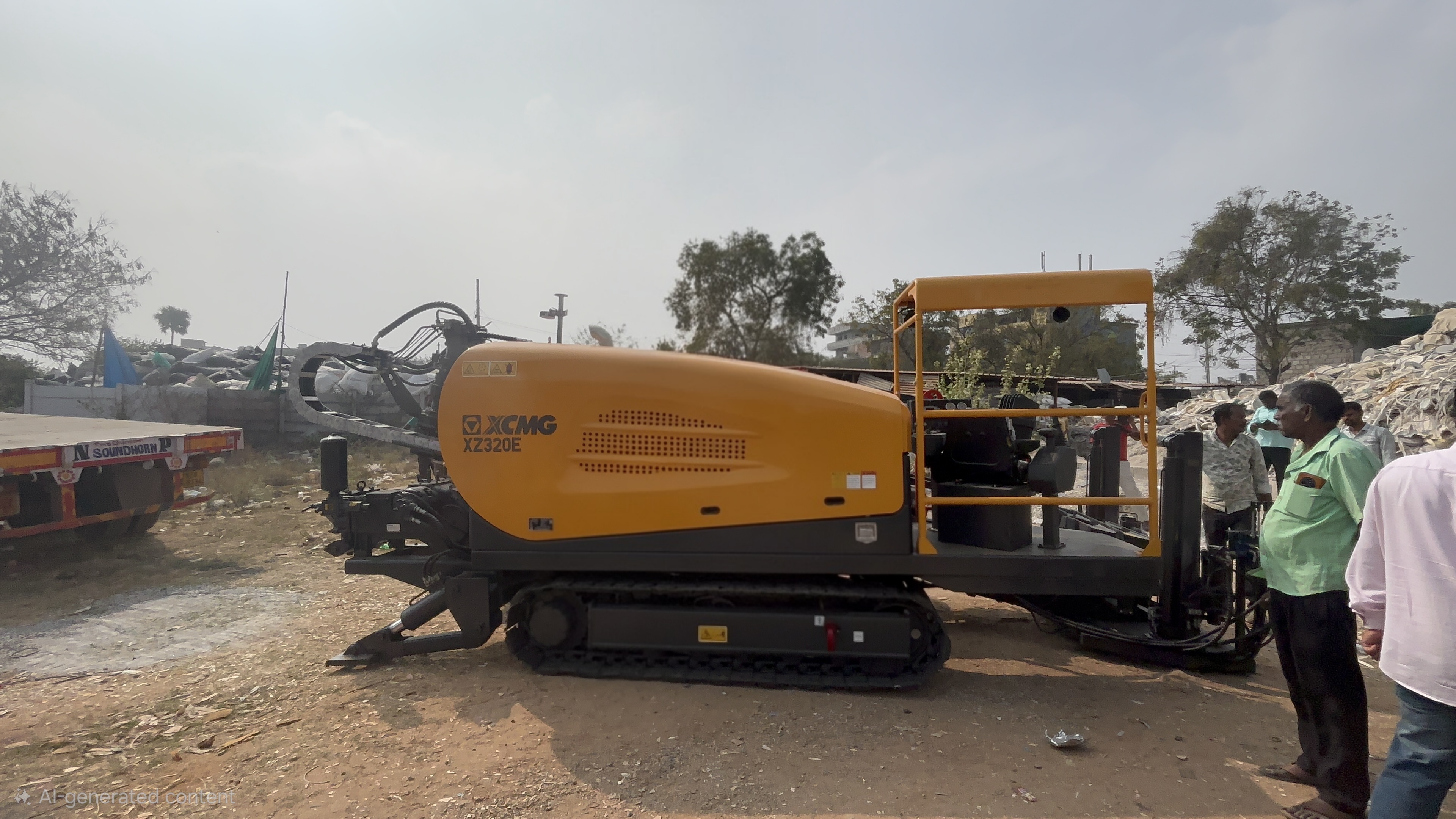 HDD drilling contractors Hyderabad creating trenchless path for underground electrical cable installation